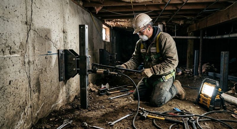 Concrete Foundation Leveling detail